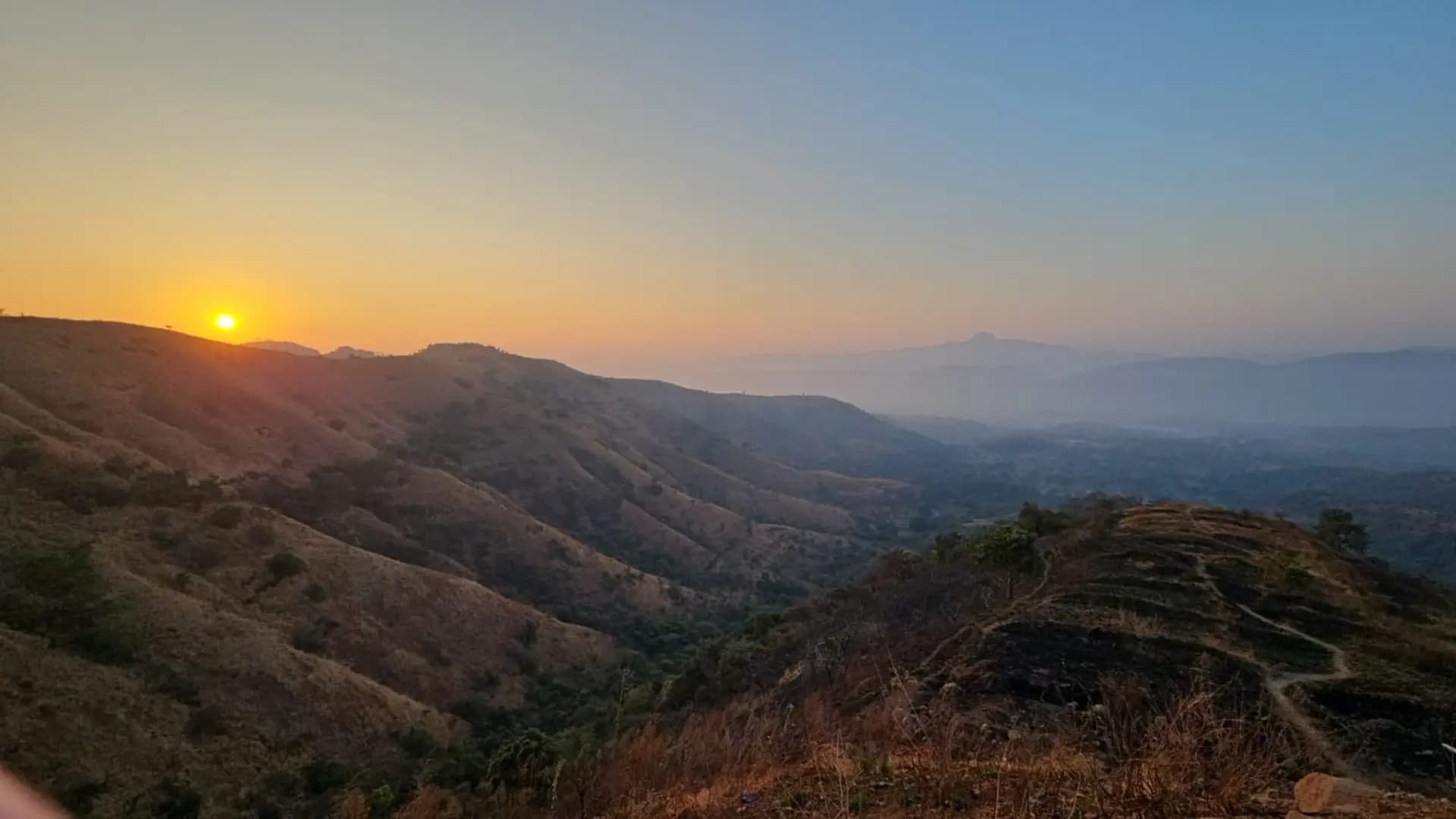 Sunrise Trek from Pabe Ghat to Sinhagad